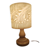 Lattice lamp in alabaster from Alfaro