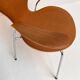 Wooden chair 3207 by Arne Jacobsen for Fritz Hansen, 1980s.