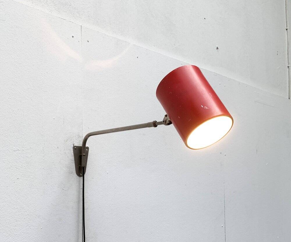 German minimalist wall lamp from the mid-century by Hala, 1960s.