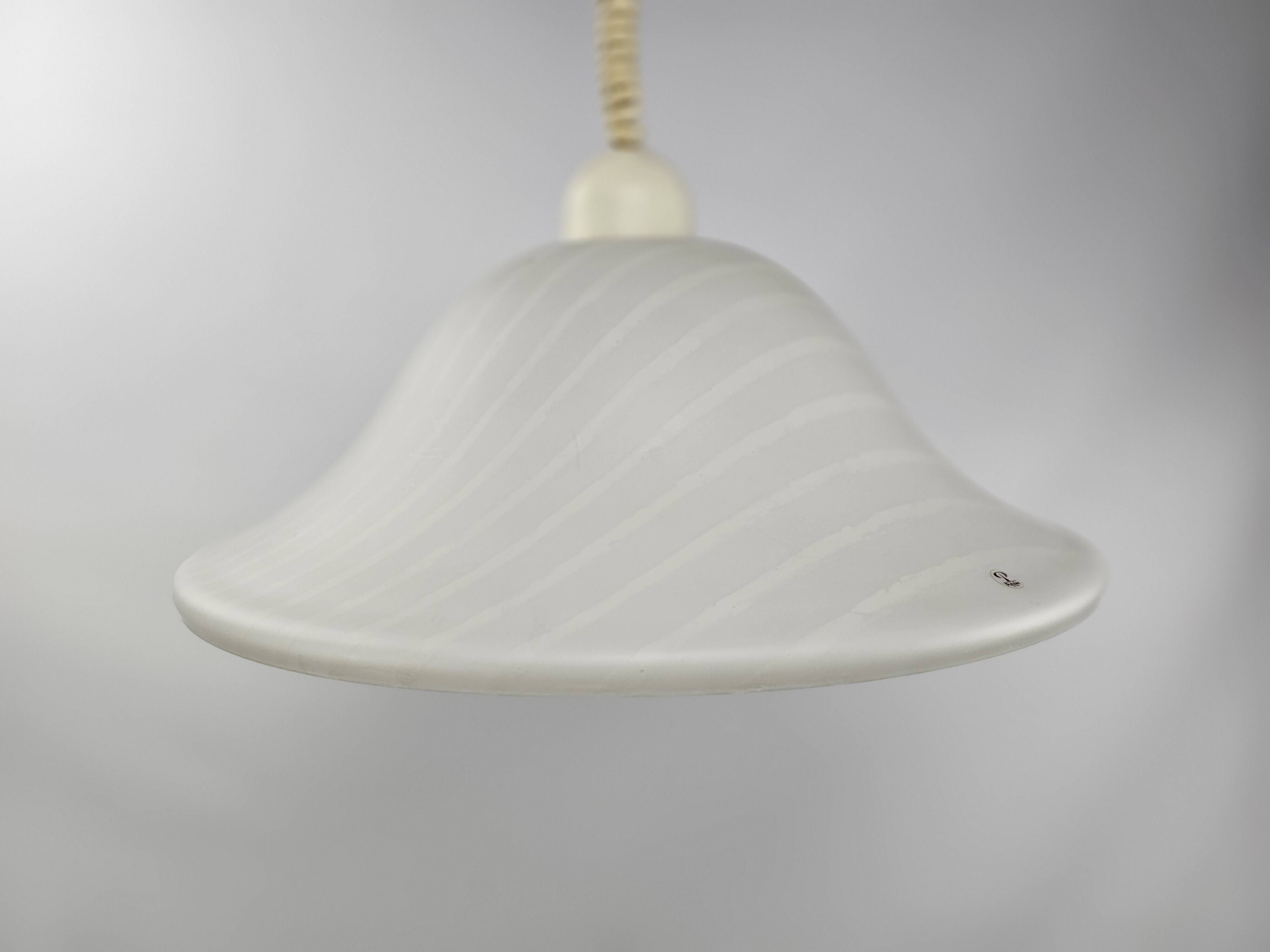 Pendant lamp Peill & Putzler glass swirl