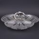 Plat Mendiant - Art Nouveau - Début XXème - Verre pressé - A saisir