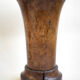 Paire de vases bois vintage