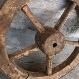 Old wheelbarrow wheel or cart