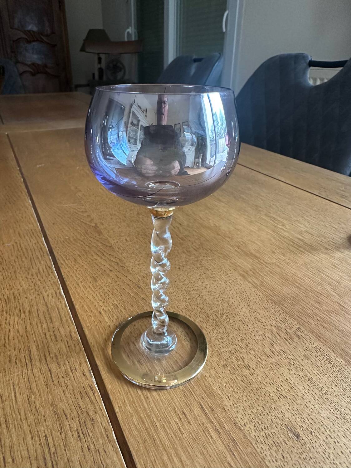 5 Murano crystal glasses