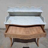 Toilet table, marble top