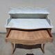 Table de toilette, plateau marbre