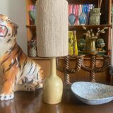 Vintage stoneware lamp