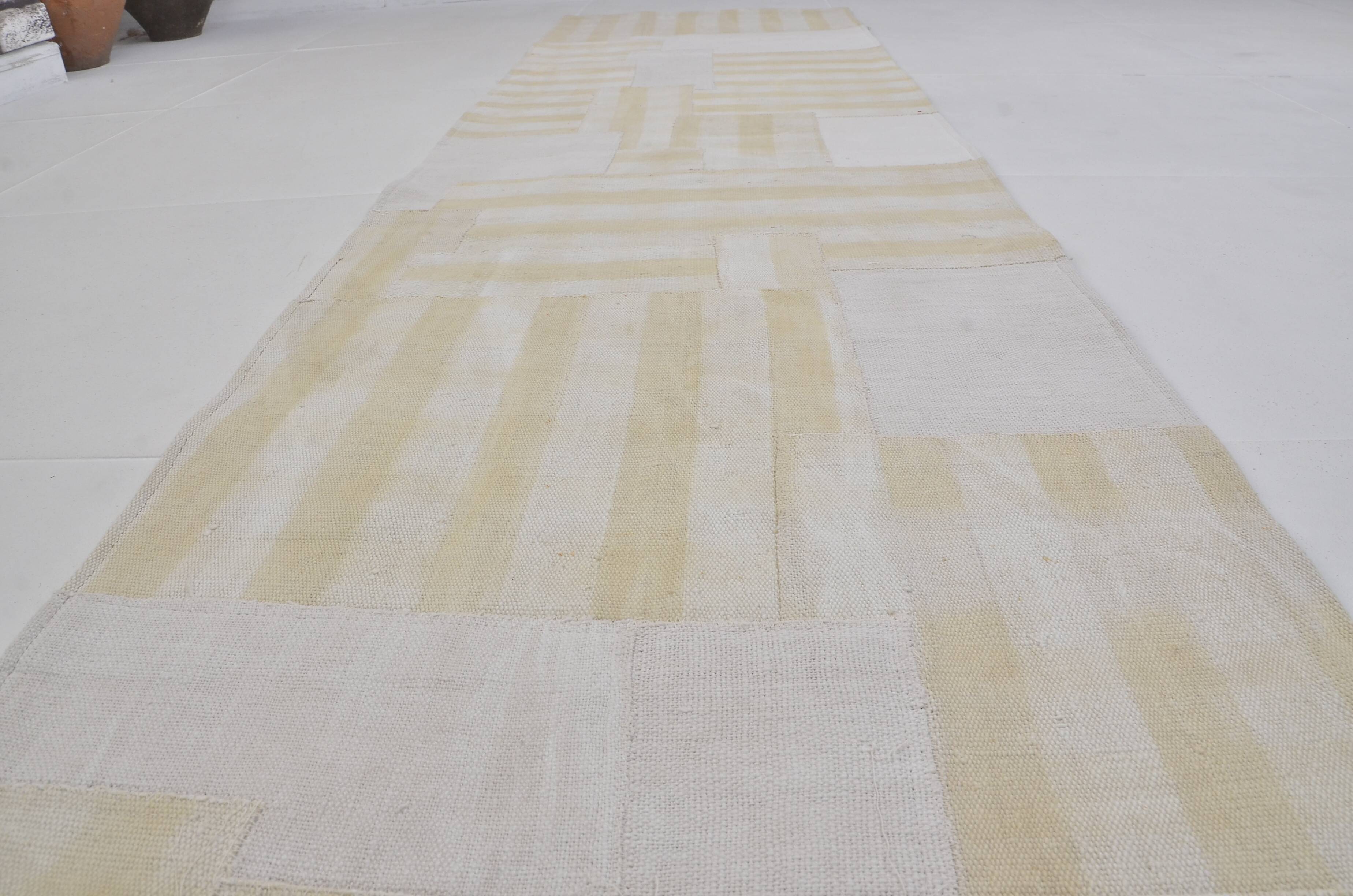 Oushak Neutral Vintage Kilim Runner sku 3849