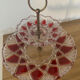 Ancien présentoir à gâteaux en cristal