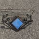 art deco wrought iron wall mirror