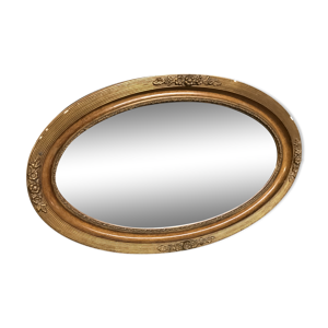 Miroir ovale art déco