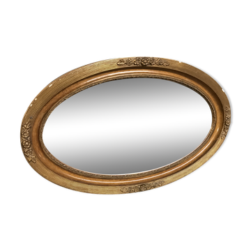 Art Deco oval mirror  43x70cm