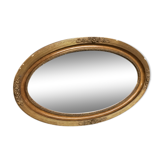Miroir ovale art déco 43x70cm