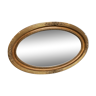 Miroir ovale art déco 43x70cm