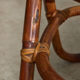 Curved Bamboo Chair, 1960s