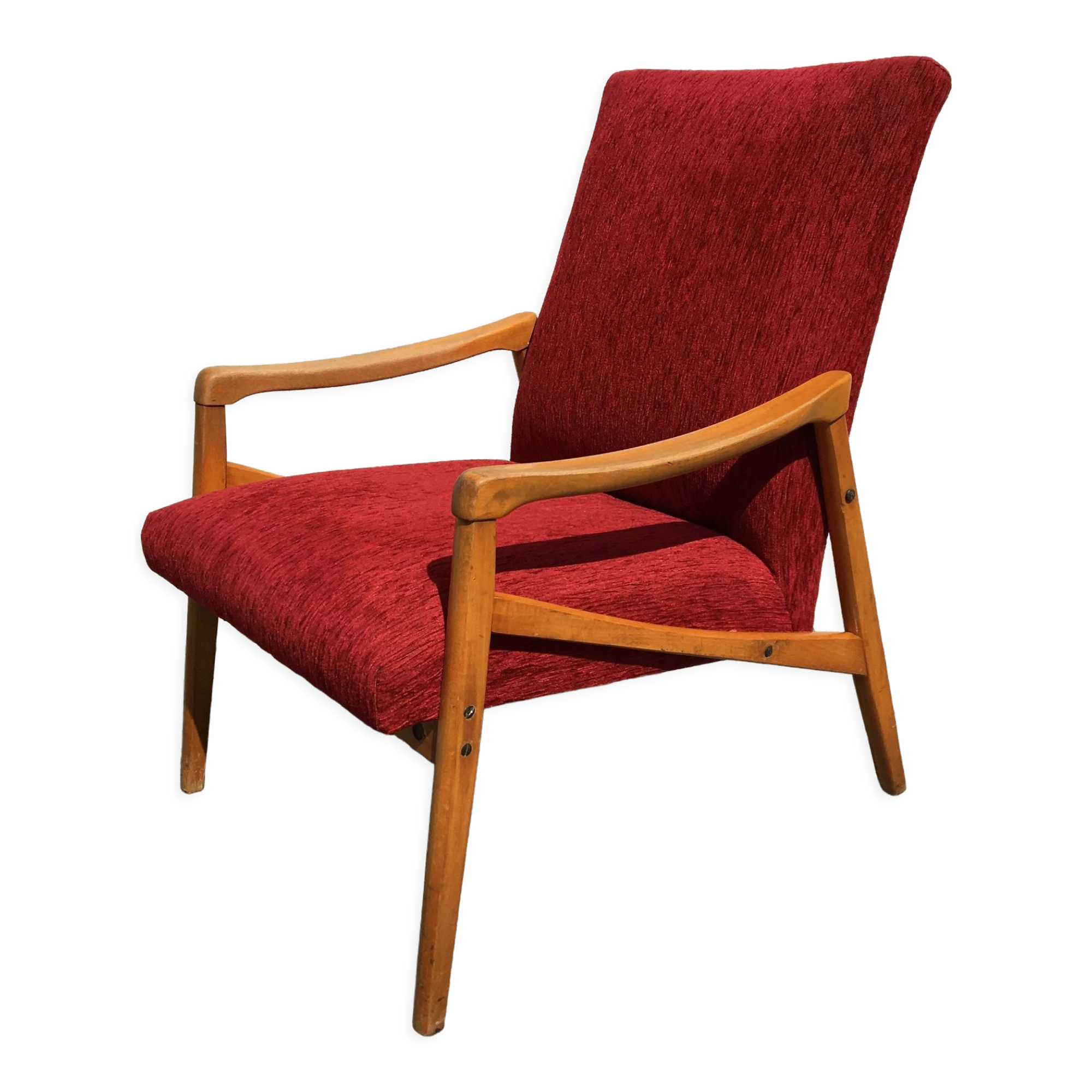 Fauteuil Jiri Jiroutek pour Interier Praha vintage 60s