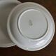 Set of 7 modernist flat plates Lunéville 1930 white earthenware