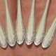 Set of 6 silver-plated teaspoons