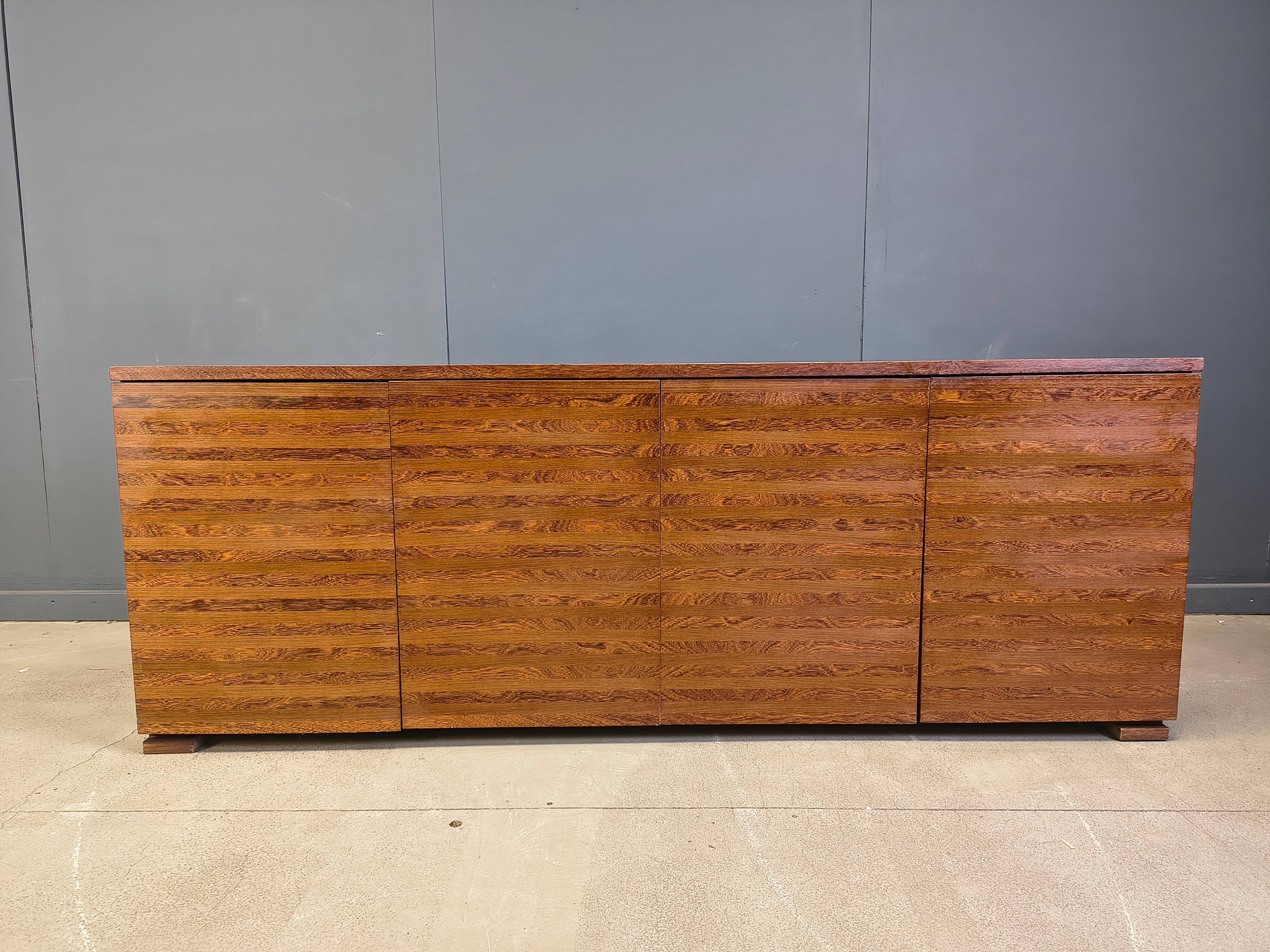 Large vintage wenge sideboard, 1970s