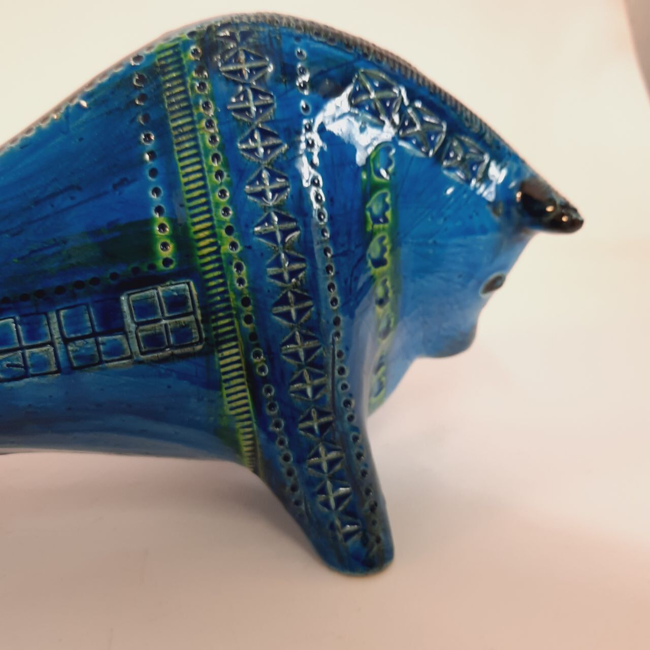 Bull statue, vitage, Aldo Londi for Bitossi