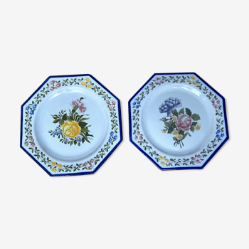 Charolles decorative plate duo