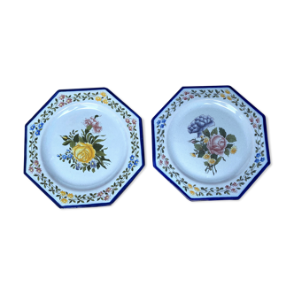 Charolles decorative plate duo