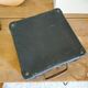 Old blue suitcase the lamp of France radio