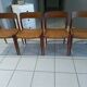 Designer Niels Otto Moller 1960's Suite of 4 Scandinavian Chairs