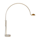Marble swivel arch floor lamp, Bellux 1980's switzerland