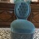 Blue heater with fringed medallion shape