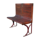 Former 2-seater sprague seat of the paris metropolitan - circa 1920.