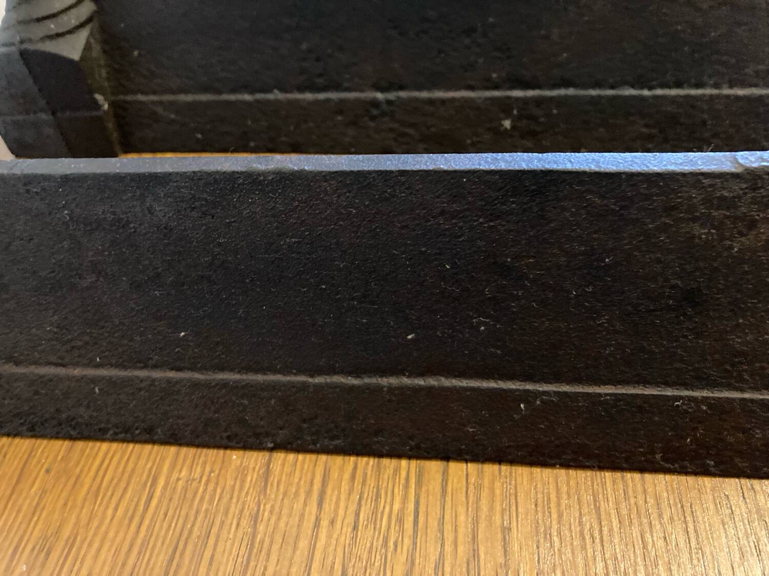 Pair of antique cast iron andirons