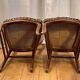 Chaises Louis Philippe en noyer époque XIXe, tapissées à neuf