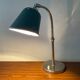 Lampe industrielle années 40-50 en laiton et aluminium