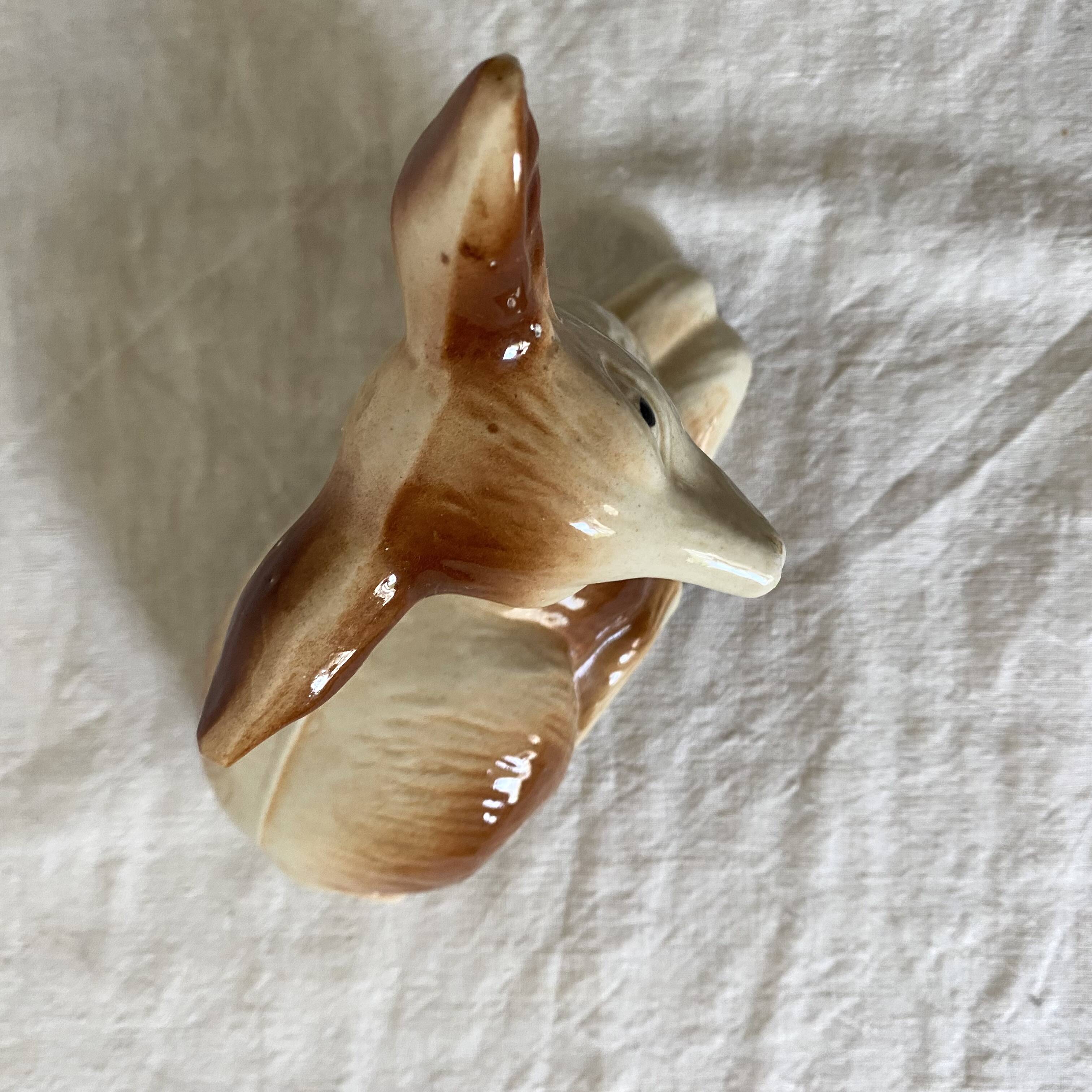 Vintage ceramic deer