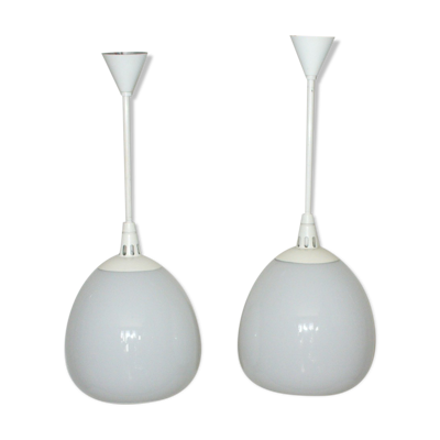 Paire de plafonnier ; lustre Mazda des années 50