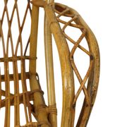 Vintage Set Rattan Chairs Armchairs Table Boho Design Sixties