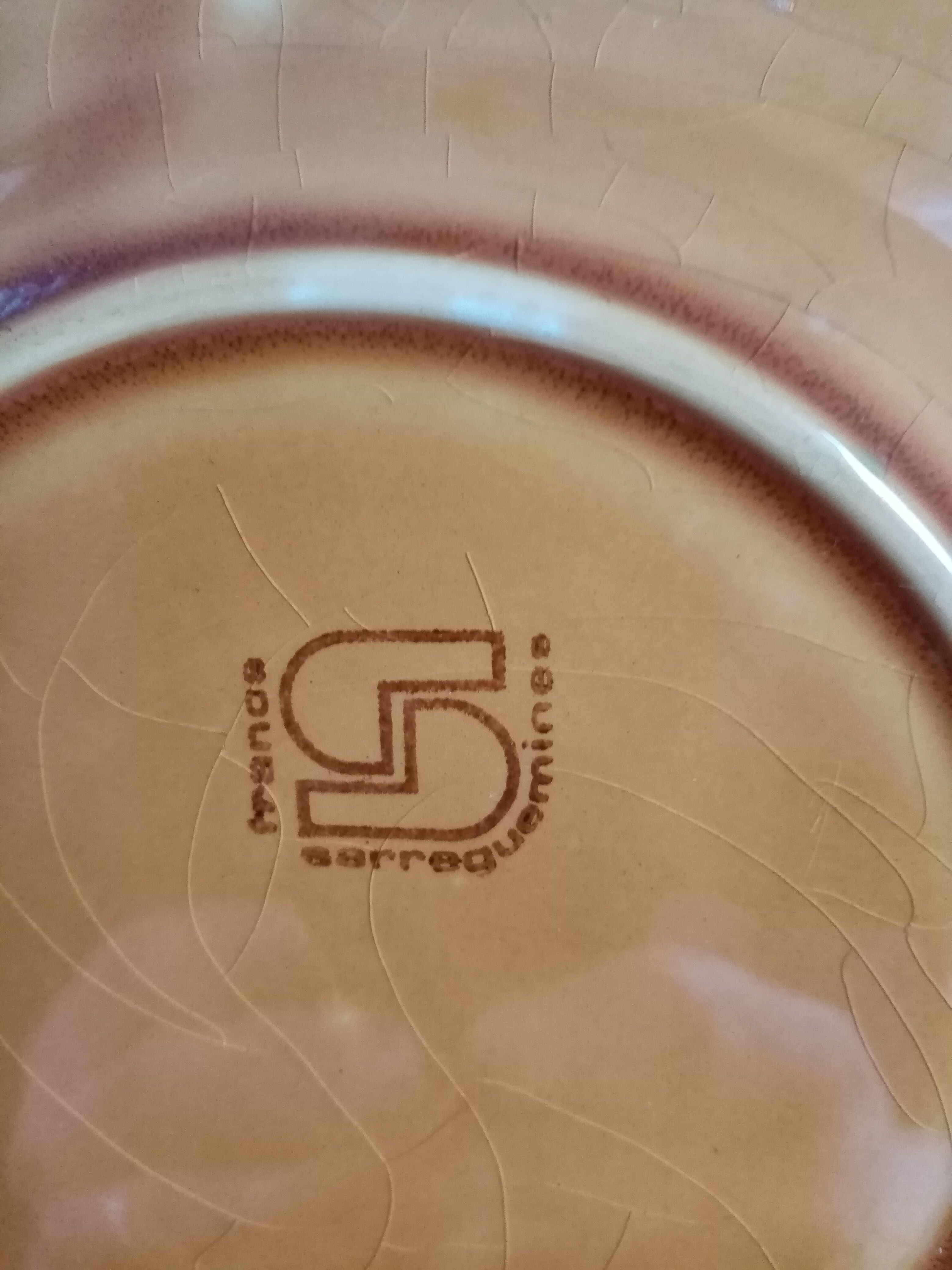 Sarreguemines dessert plates