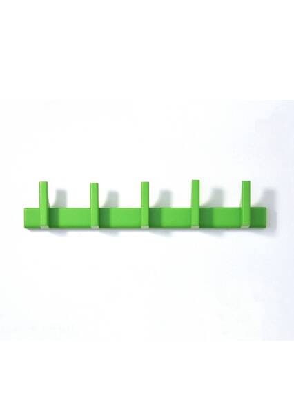 Wall-mounted coat rack in solid wood