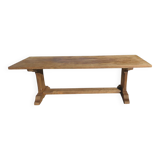 Solid wood farmhouse table long 230cm