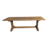 Solid wood farmhouse table long 230cm