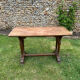 Table de bistrot en bois ancienne