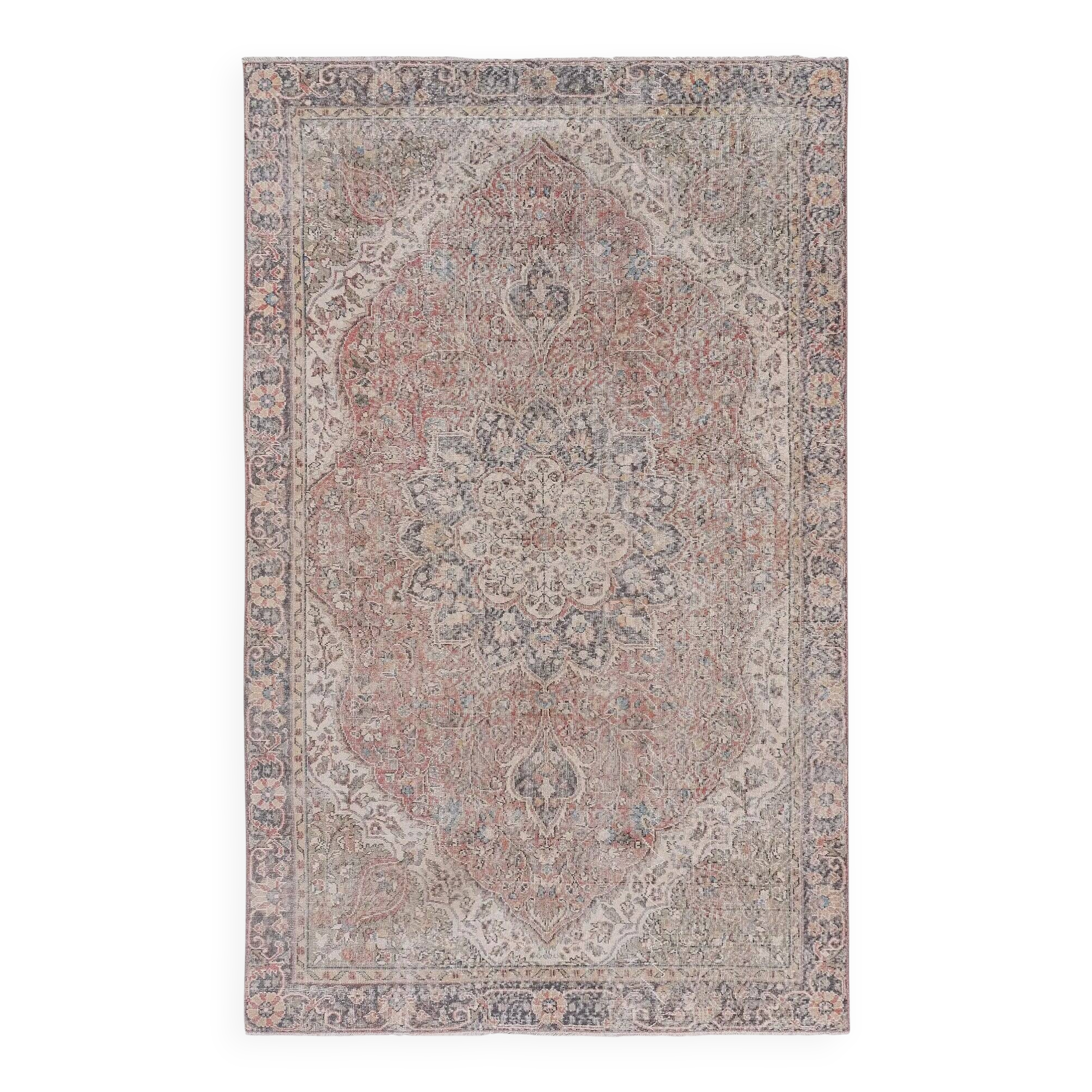 Vintage Turkish rug handmade 193x309 cm
