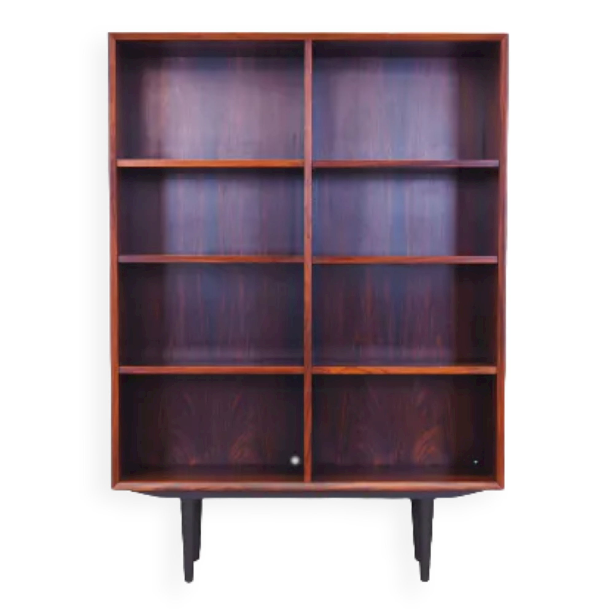 Rosewood bookcase, Danish design, 1960s, manufactured by Brouer Møbelfabrik