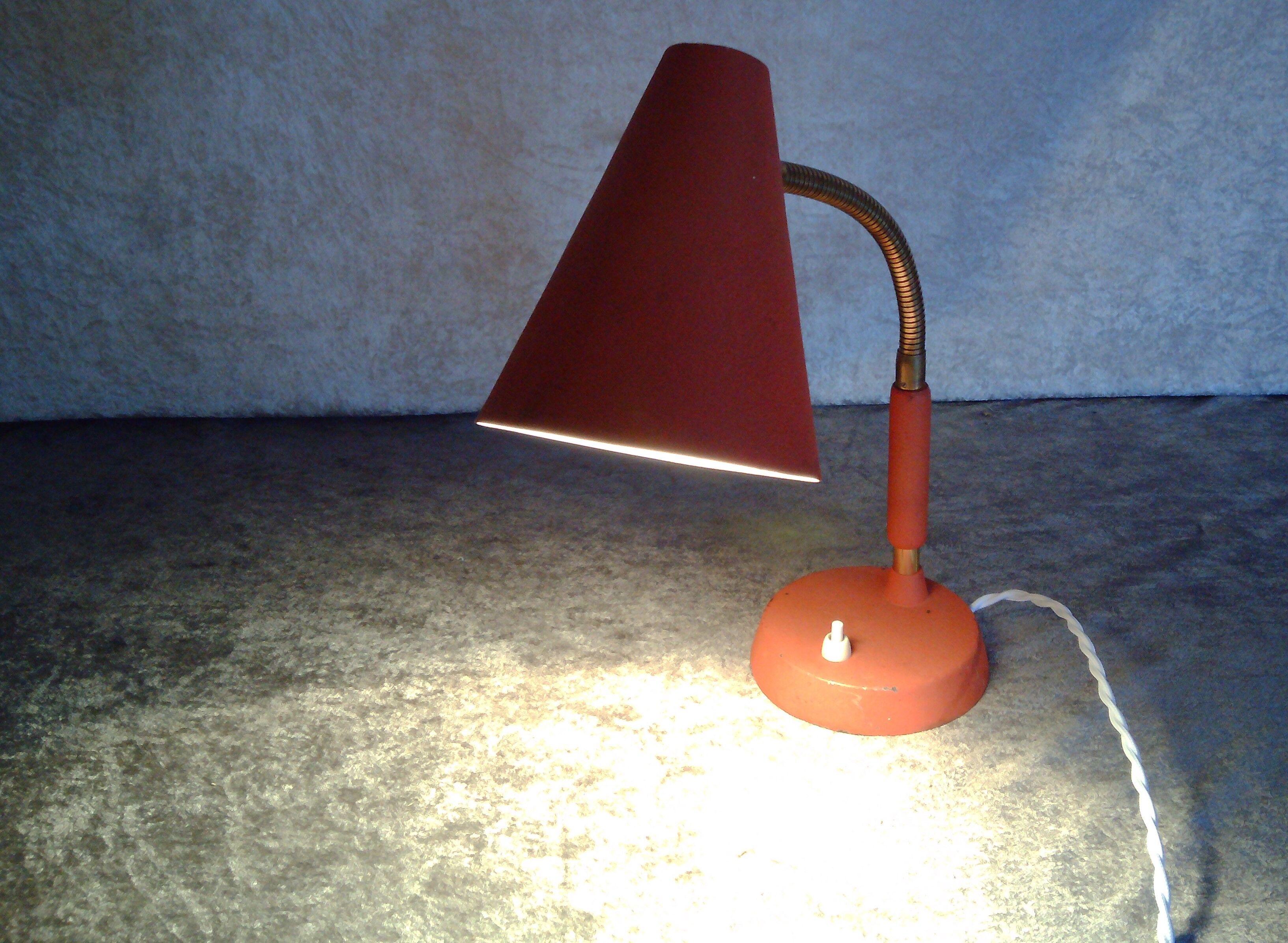 Mid-century industrial desklamp, 1950's.