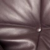 Vintage leather canapé Smala for Cinna, designer Pascal Mourgue, 2000