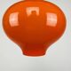 Orange glass suspension light Swedish Oplight by Hans Agne Jakobsson for AB Markaryd