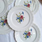 Vintage floral dessert plates