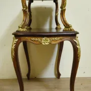Table console / desserte de style Louis XV à deux plateaux