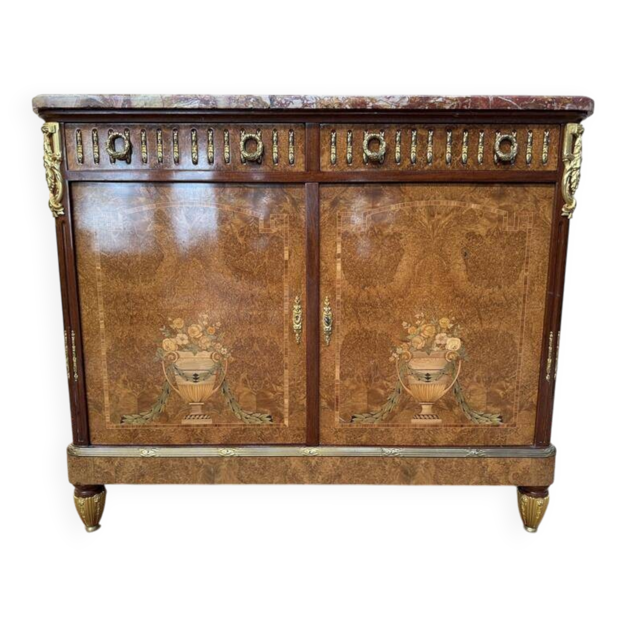 Buffet de style Louis Louis XVI en marqueterie